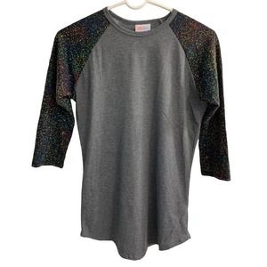 LuLaRoe Randy 3/4 Sleeve Shirt  -  XXS